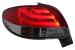Stopuri Peugeot 206 HatchBack 3/5 usi (1998-2004) Rosu & Alb Performance AutoTuning