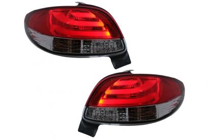 Stopuri Peugeot 206 HatchBack 3/5 usi (1998-2004) Rosu & Alb Performance AutoTuning