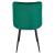 Scaun bucatarie/living, metalic, catifea, verde, 53x63x83 cm, Misty GartenVIP DiyLine