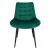 Scaun bucatarie/living, metalic, catifea, verde, 53x63x83 cm, Misty GartenVIP DiyLine