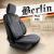 Set Huse Scaune Auto Panda Berlin, gri petrol, 11 piese Automobile ProTravel