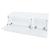 Comode TV, 2 buc, PAL, 120x40x34 cm, alb extralucios GartenMobel Dekor