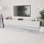 Comode TV, 2 buc, PAL, 120x40x34 cm, alb extralucios GartenMobel Dekor