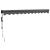 Copertină automată retractabilă, antracit, 3,5x2,5 m GartenMobel Dekor
