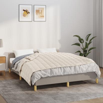 Pătură grea, crem deschis, 122x183 cm, 9 kg, material textil GartenMobel Dekor