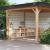 Dulapuri de bucătărie de exterior, 3 buc., lemn masiv de pin GartenMobel Dekor