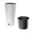 Ghiveci de flori, Prosperplast, Rato Tubus, rotund inalt, 64 L, imitatie ratan, alb, 40x76.3 cm GartenVIP DiyLine