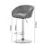 Scaun de bucatarie/bar, Artool, East, rotativ, catifea, negru, 53x46x81-103 cm GartenVIP DiyLine