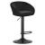 Scaun de bucatarie/bar, Artool, East, rotativ, catifea, negru, 53x46x81-103 cm GartenVIP DiyLine