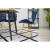 Scaun bucatarie/living, Artool, Nest, catifea, metal, bleumarin si auriu, 47x53x73 cm GartenVIP DiyLine