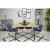 Scaun bucatarie/living, Artool, Nest, catifea, metal, bleumarin si auriu, 47x53x73 cm GartenVIP DiyLine