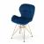 Scaun bucatarie/living, Artool, Nest, catifea, metal, bleumarin si auriu, 47x53x73 cm GartenVIP DiyLine