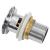 Ventil scurgere push, funcție de preaplin, crom, 6,4x6,4x9,1 cm GartenMobel Dekor
