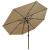 Umbrelă de grădină 3 niveluri, stâlp aluminiu, gri taupe, 3,5 m GartenMobel Dekor