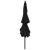 Umbrelă grădină cu 3 niveluri, stâlp aluminiu, negru, 3,5 m GartenMobel Dekor