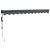 Copertină retractabilă automată, antracit, 3x2,5 m GartenMobel Dekor
