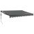 Copertină retractabilă automată, antracit, 3x2,5 m GartenMobel Dekor