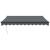 Copertină retractabilă automată, antracit, 3x2,5 m GartenMobel Dekor