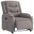 Fotoliu rabatabil electric, gri taupe, material textil GartenMobel Dekor