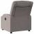 Fotoliu rabatabil electric, gri taupe, material textil GartenMobel Dekor