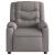Fotoliu rabatabil electric, gri taupe, material textil GartenMobel Dekor