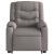 Fotoliu electric rabatabil cu ridicare, gri taupe, textil GartenMobel Dekor