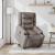 Fotoliu electric rabatabil cu ridicare, gri taupe, textil GartenMobel Dekor