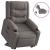 Fotoliu electric rabatabil cu ridicare, gri taupe, textil GartenMobel Dekor
