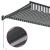 Copertină retractabilă antracit/alb, 4x3 m, textil/aluminiu GartenMobel Dekor