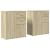 Dulapuri, 2 buc., stejar sonoma, 60x31x70 cm, lemn prelucrat GartenMobel Dekor