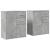 Dulapuri, 2 buc., gri beton, 60x31x70 cm, lemn prelucrat GartenMobel Dekor