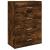 Dulapuri, 2 buc., stejar fumuriu, 60x31x84 cm, lemn prelucrat GartenMobel Dekor
