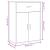 Comode, 2 buc., gri beton, 60x30x84 cm, lemn compozit GartenMobel Dekor