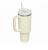 Cana termică inox cu paie, dublu perete - 1183ml alabstru deschis Handy KitchenServ