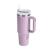 Cana termică inox cu paie, dublu perete - 1183ml alabstru deschis Handy KitchenServ