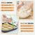 Set de 2 coșuri rotang pentru dospit pâine – coș rotund de 22,9 cm și coș oval de 25,4 cm cu căptușeală din in, racletă pentru aluat, lamă de tăiat și pensulă de silicon pentru copt Handy KitchenServ