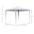 Pavilion pentru gradina/terasa, cadru metalic, pliabil, inaltime reglabila, alb, 2.7x2.7x2-2.54 m GartenVIP DiyLine