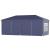 Pavilion pentru gradina/comercial, cadru metalic material Oxford, 6 pereti, cu geanta, albastru, 5.85x2.95x2.70 m GartenVIP DiyLine