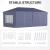 Pavilion pentru gradina/comercial, cadru metalic material Oxford, 6 pereti, cu geanta, albastru, 5.85x2.95x2.70 m GartenVIP DiyLine