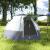 Cort camping, 3-4 persoane, impermeabil, cu copertina, husa, deschidere automata, gri, 260x150 cm GartenVIP DiyLine