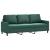 Set de canapele cu perne, 4 piese, verde închis, catifea GartenMobel Dekor