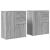 Dulapuri, 2 buc., gri sonoma, 60x31x70 cm, lemn prelucrat GartenMobel Dekor