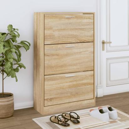 Pantofar, stejar sonoma, 63x24x103 cm, lemn prelucrat GartenMobel Dekor