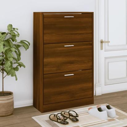 Pantofar, stejar maro, 63x24x103 cm, lemn compozit GartenMobel Dekor