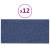 Panouri de perete 12 buc. albastru 60x30 cm textil 2,16 m² GartenMobel Dekor