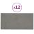 Panouri de perete 12 buc. gri deschis 60x30 cm catifea 2,16 m² GartenMobel Dekor