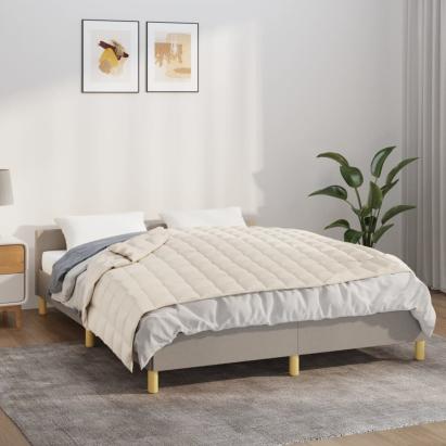 Pătură cu greutăți, crem deschis, 120x180 cm, 9 kg, textil GartenMobel Dekor