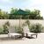 Umbrelă soare de grădină stâlp din lemn verde 198x198x231 cm GartenMobel Dekor