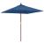 Umbrelă de grădină stâlp din lemn, albastru azur 198x198x231 cm GartenMobel Dekor