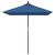 Umbrelă de grădină stâlp din lemn, albastru azur 198x198x231 cm GartenMobel Dekor